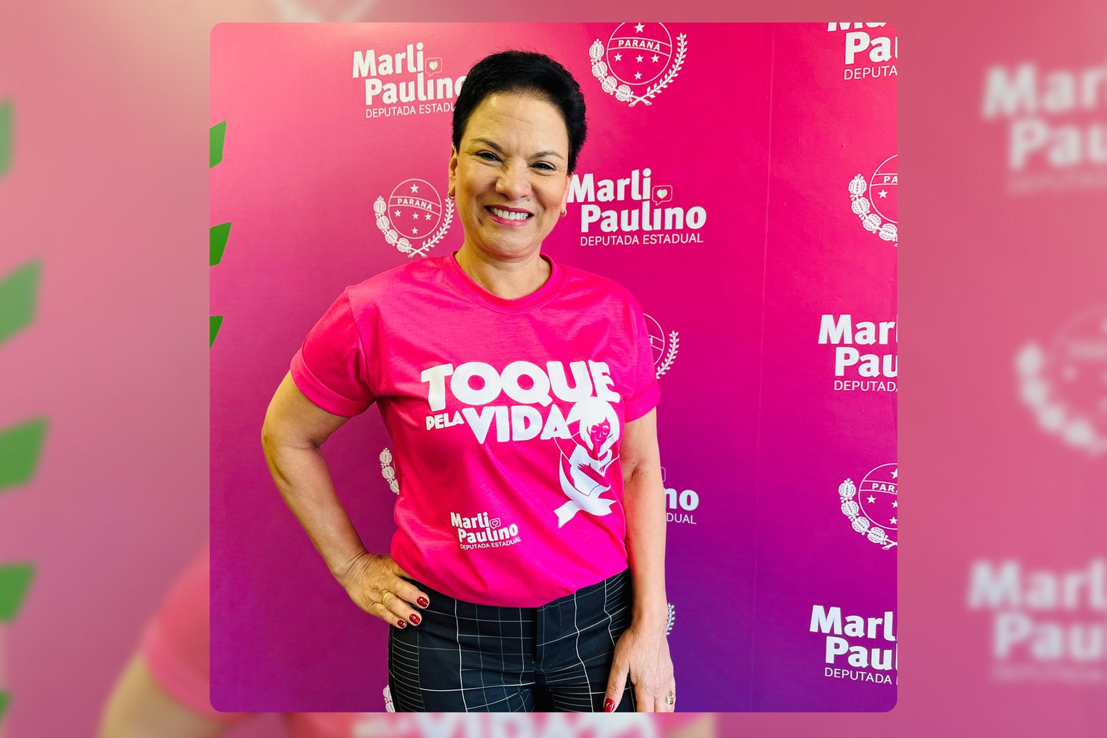 Projeto de Lei da Deputada Marli institui a Caminhada Outubro Rosa no Paraná